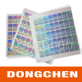 Best Supplier Waterproof 3m Adhesive Security Anti-Fake Hologram Sticker